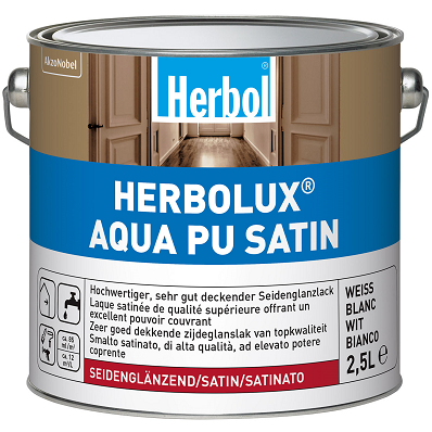 Herbolux Aqua PU Satin (wit-9010-9016) - RME Schilder