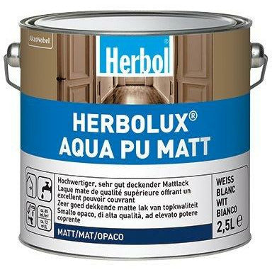 Herbolux Aqua Pu Matt (wit-9010-9016) - RME Schilder